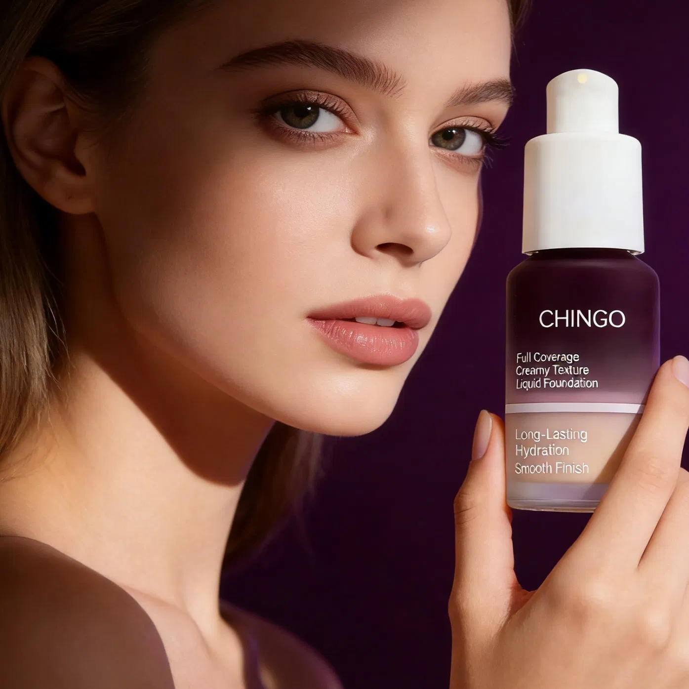 Lightweight Sheer Liquid Foundation Creates Natural Effortless Flawless Skin