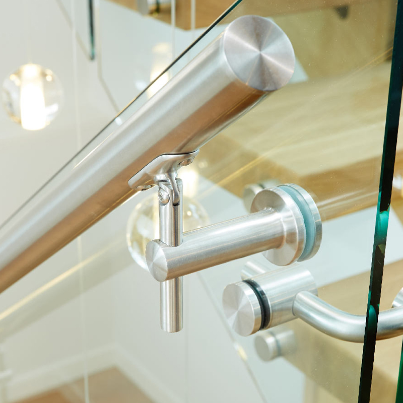 304 316 Stainless Steel Glass Railing Balustrade Pool Frameless Railing Design for Balcony and Stair Handrail Post