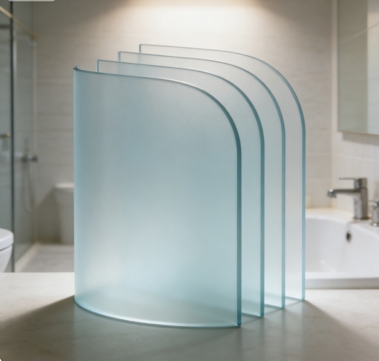 Low-E Coated Frosted Glass for Balcony, Heat-Insulating and Sun-Protective