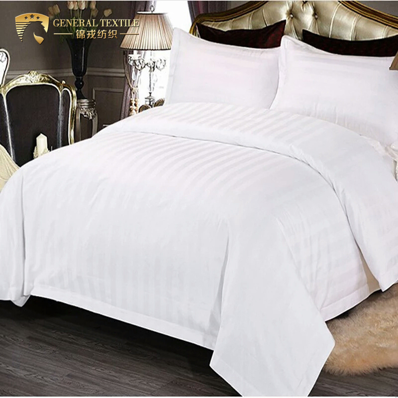 Four Season Snow or White Embroider Hotel Bedding Set King Size