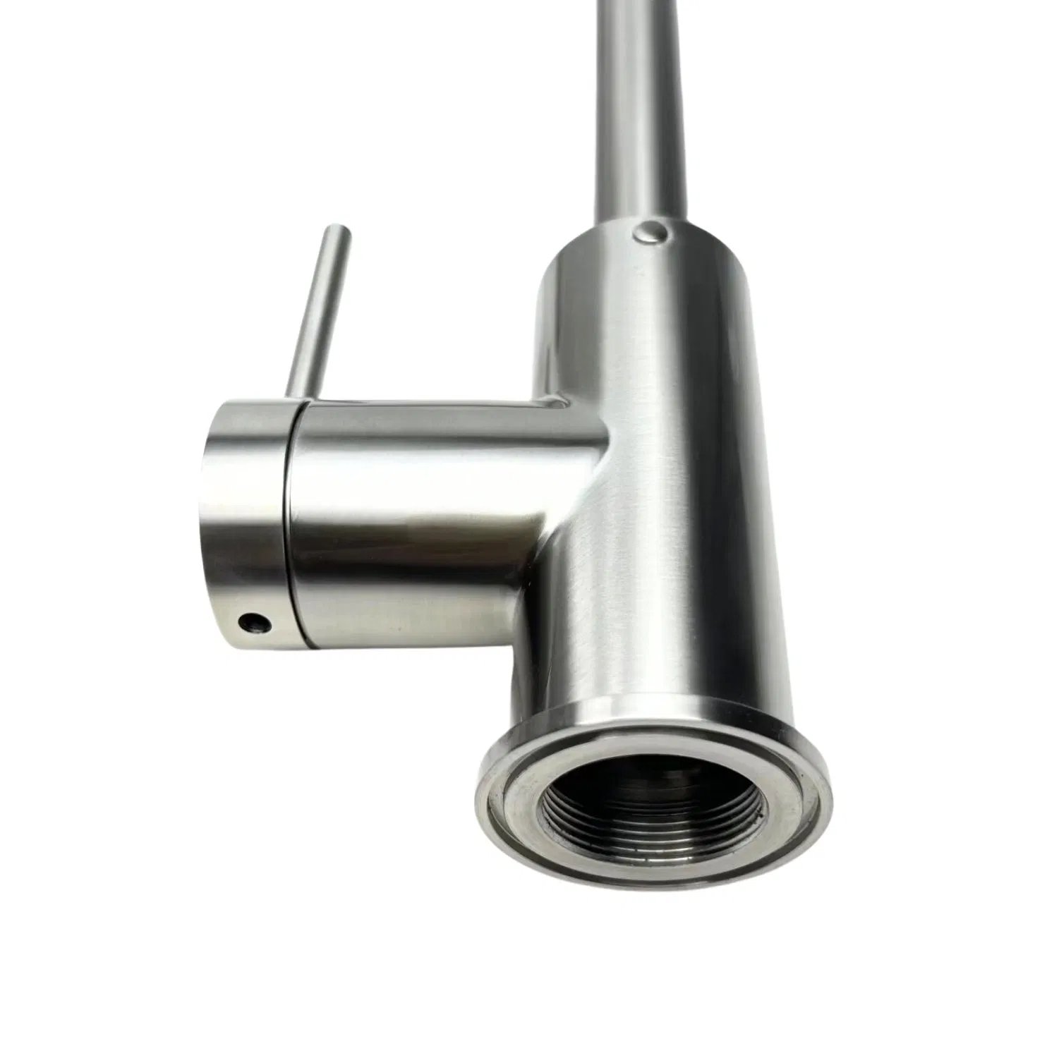 Modern Design Stainless Steel Kitchen Water Tap for Kitchenware with Single Handle and 360 Degree Swivel