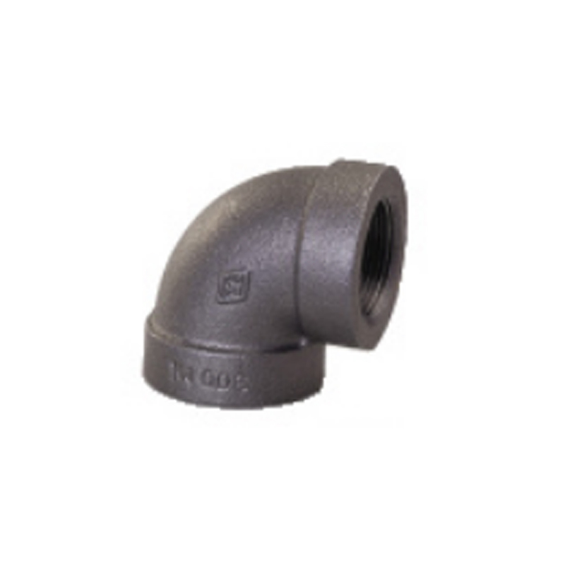 Black/Brass Malleable Pipes Fitting Tees Equal