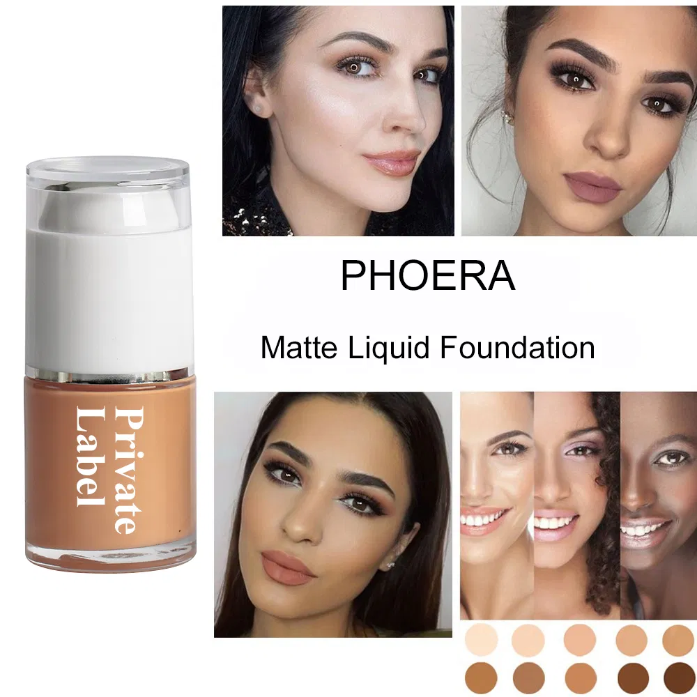 Factory Price Private Label Brighten and Sunscreen Matte Liquid Foundation