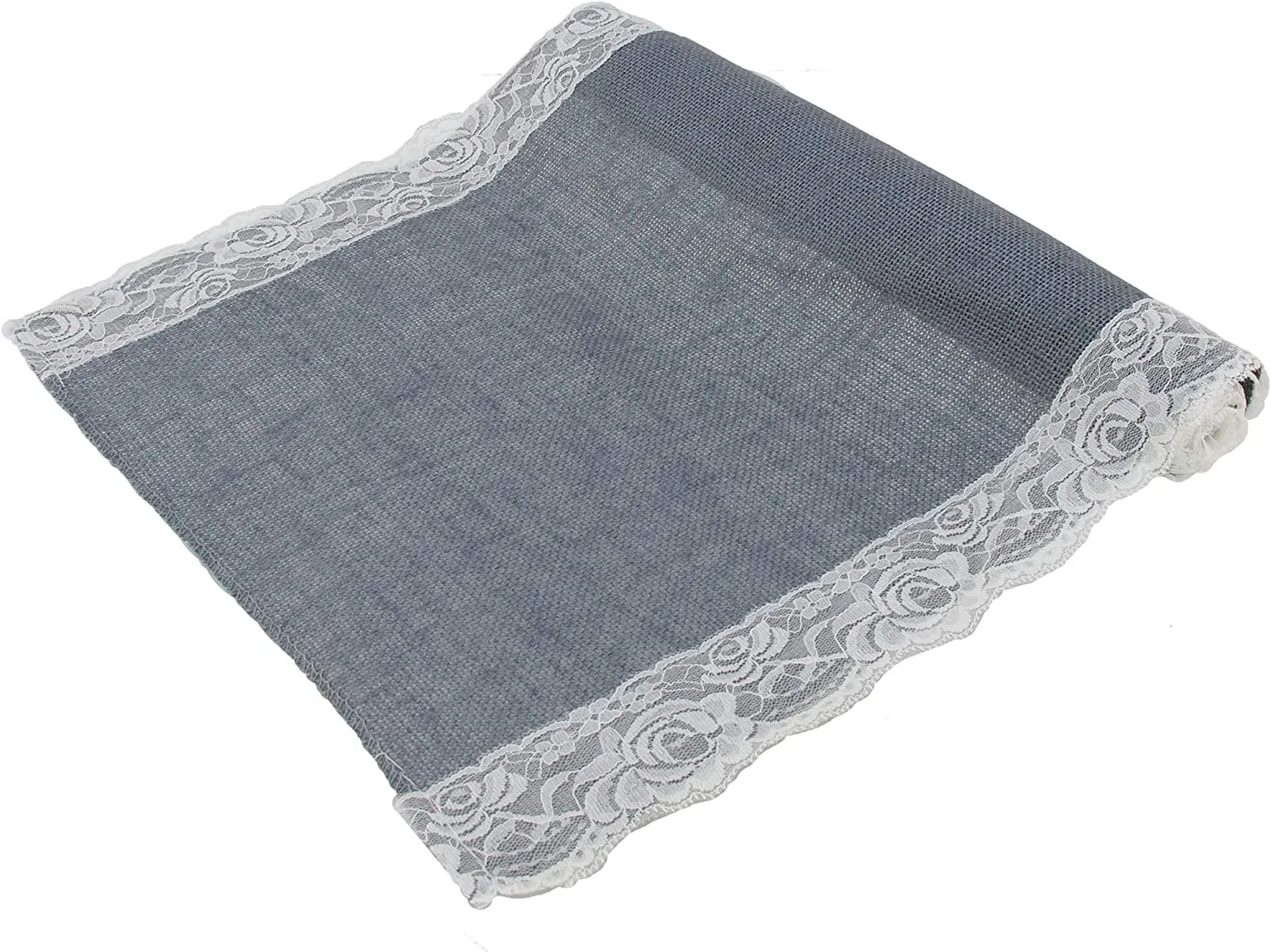 Purple Laced Customized Home Decor Jute Table Runner