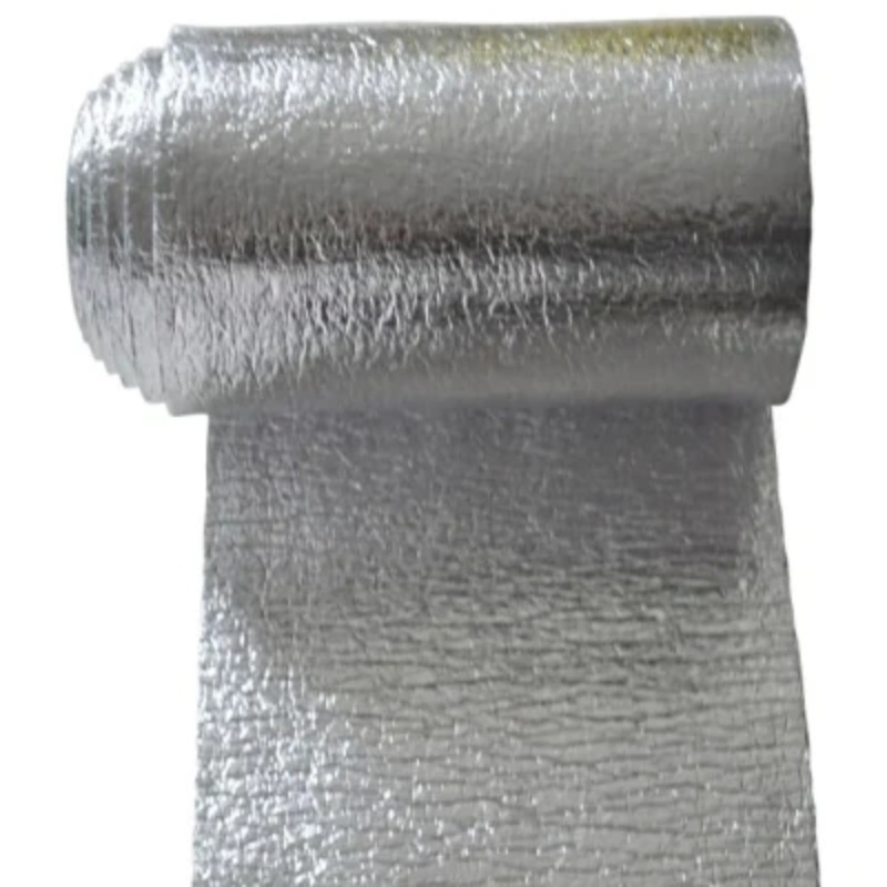 Double Sided Aluminum-Foil Green PE Foam for Tube Insulation
