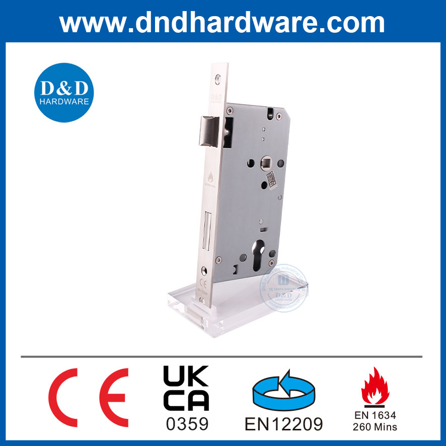 SUS304 CE Door Lock Hardware Fire Rated Sash Locks Hotel Door Lock