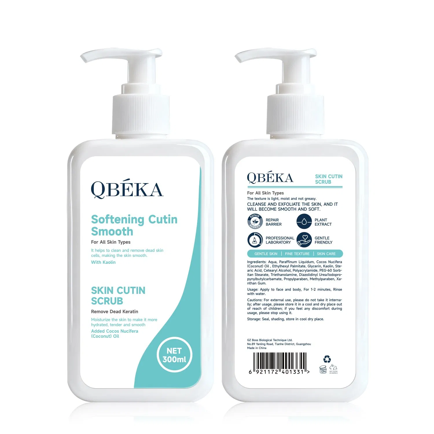 Qbeka Exfoliating Scrub for Smooth Glowing Skin