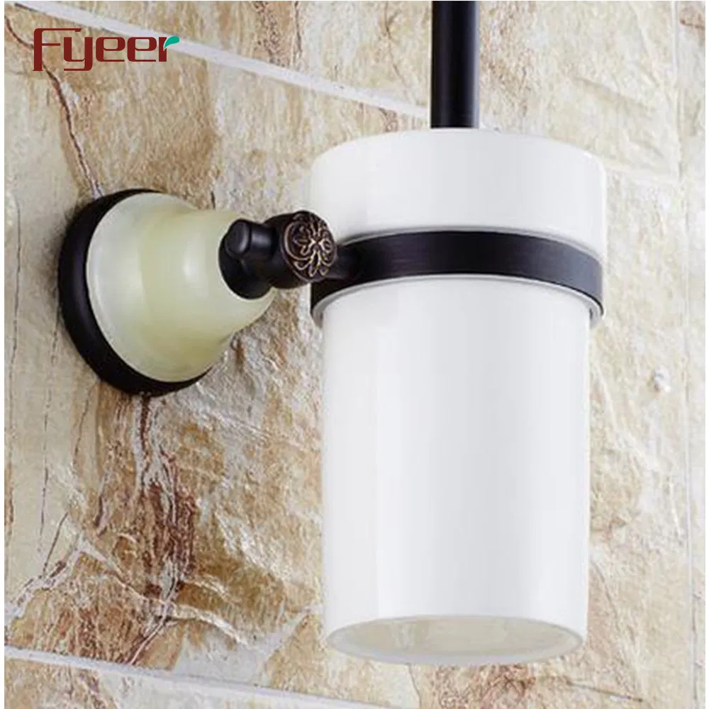 Держатель для туалетного ёршика Fyeer Ceramic Base Black