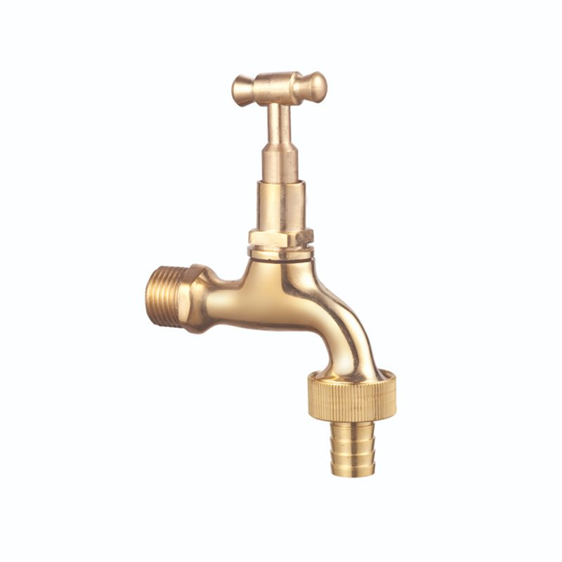 Полированный кран для умывальника 1/2"*3/4" (ZS0221)