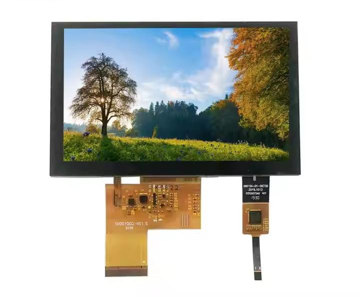 IPS LCD модуль 5 дюймов, 800x480, 1000 нит, сенсорный