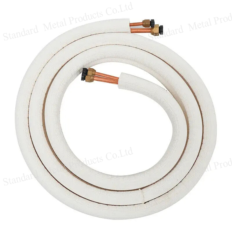 PE Layer Insulation Copper Pipe for Air-Conditioning Installation for HVAC System