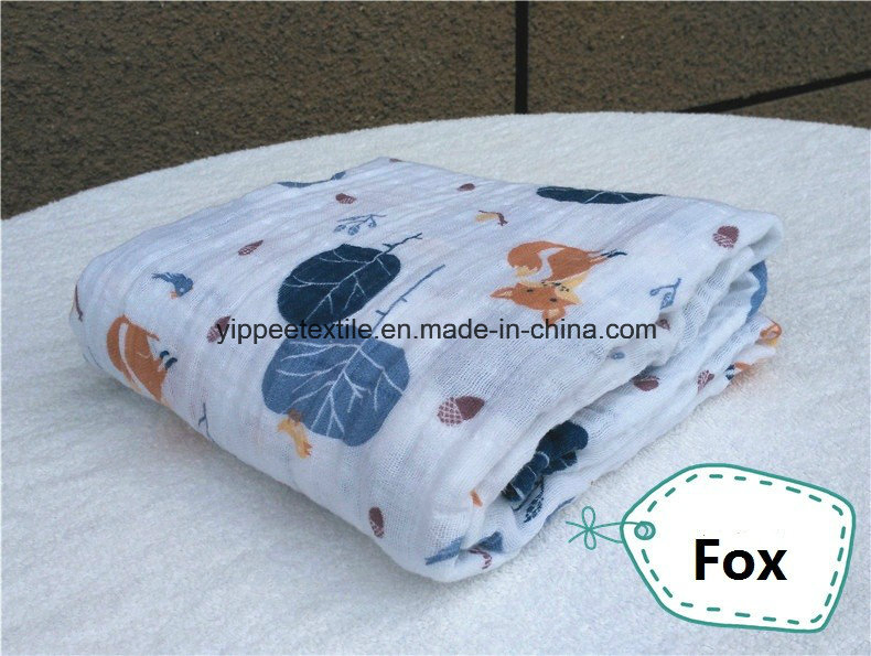 Пеленка-муслин из бамбука и хлопка Soft&Smooth 120x120 см