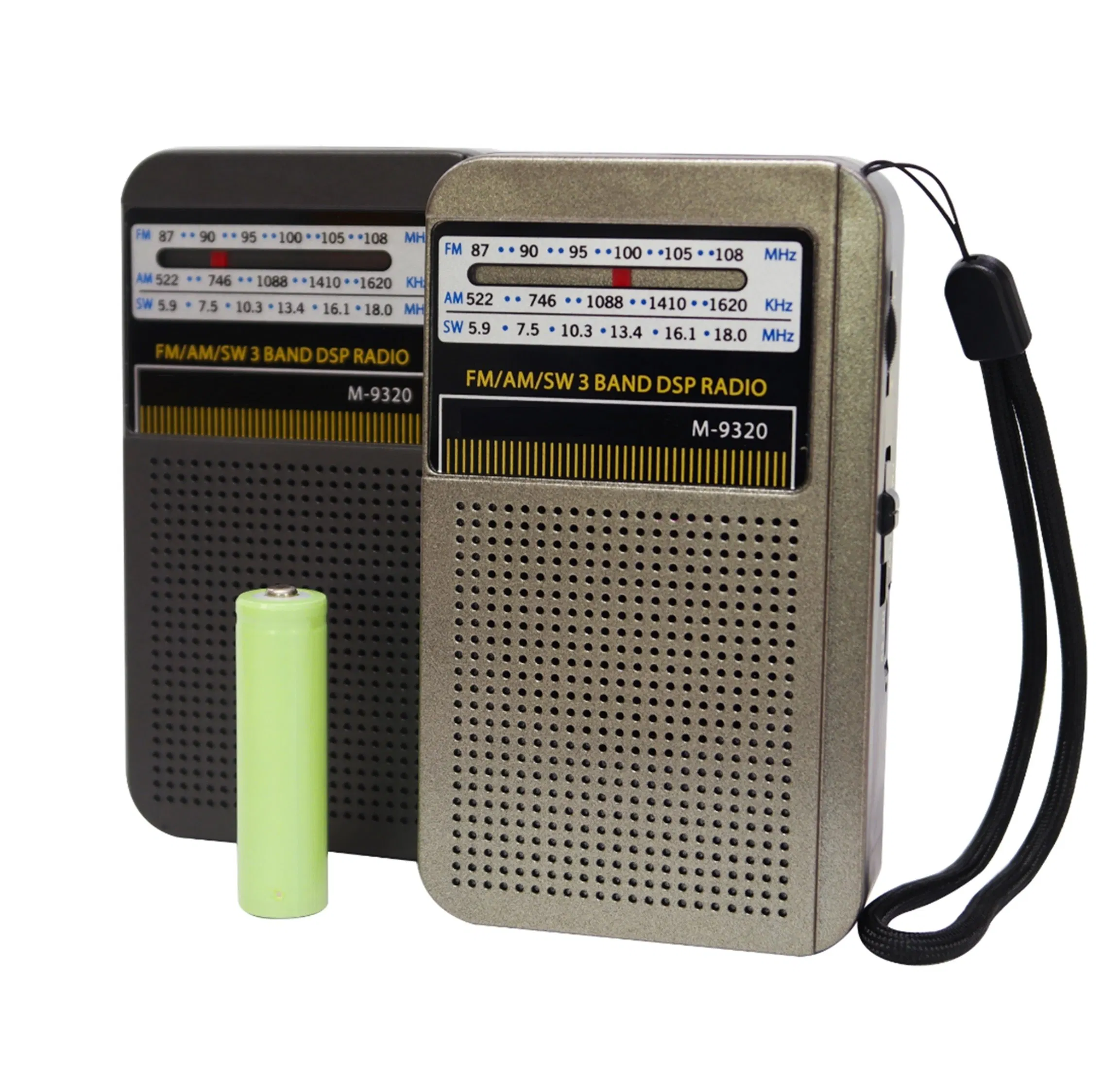Портативное радио FM/AM/SW с аккумулятором