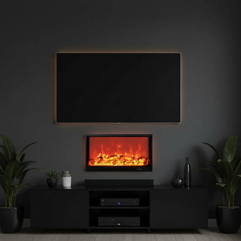 China 1200 mm Electric Fireplaces with LED Lights