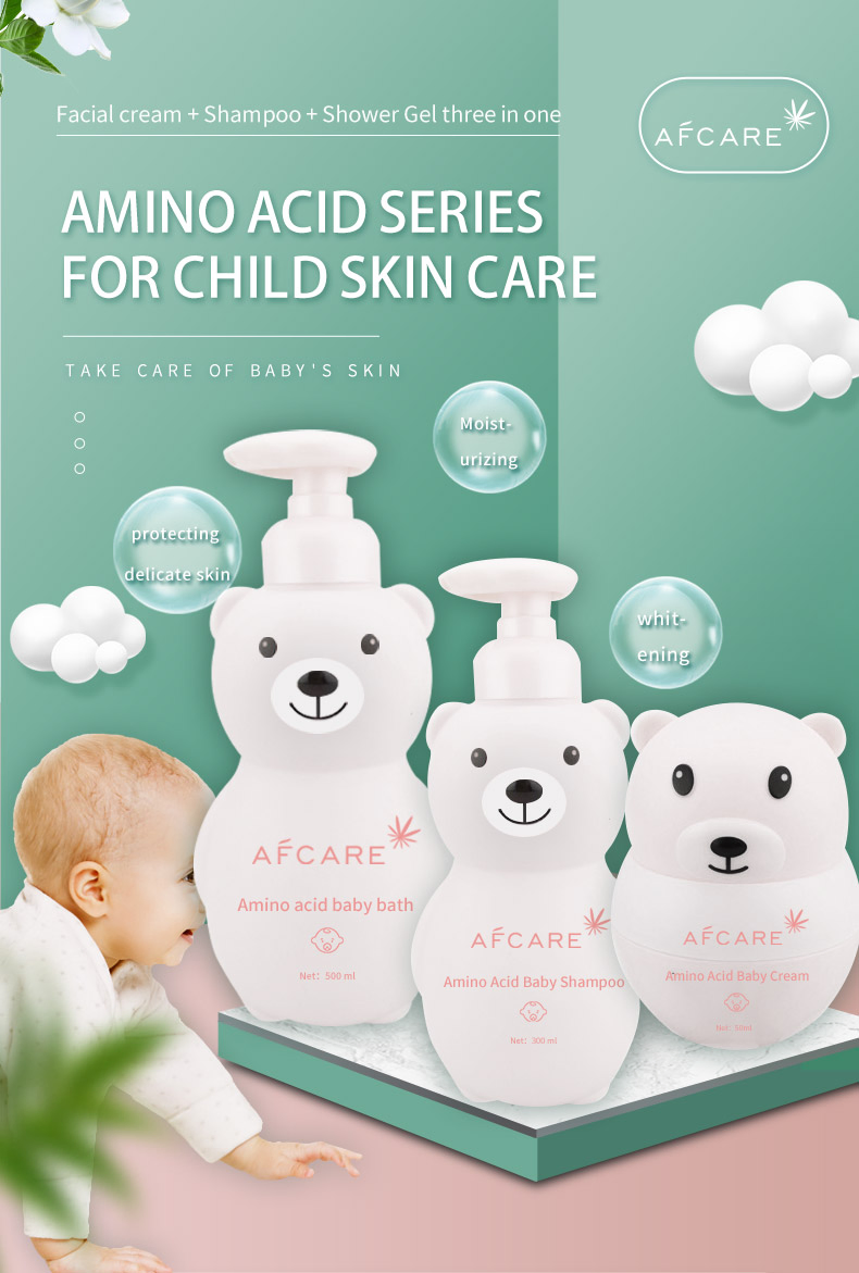 Private Label 2-in-1 Natural Organic Baby Wash Skin Exfoliating Milk Shower Gel