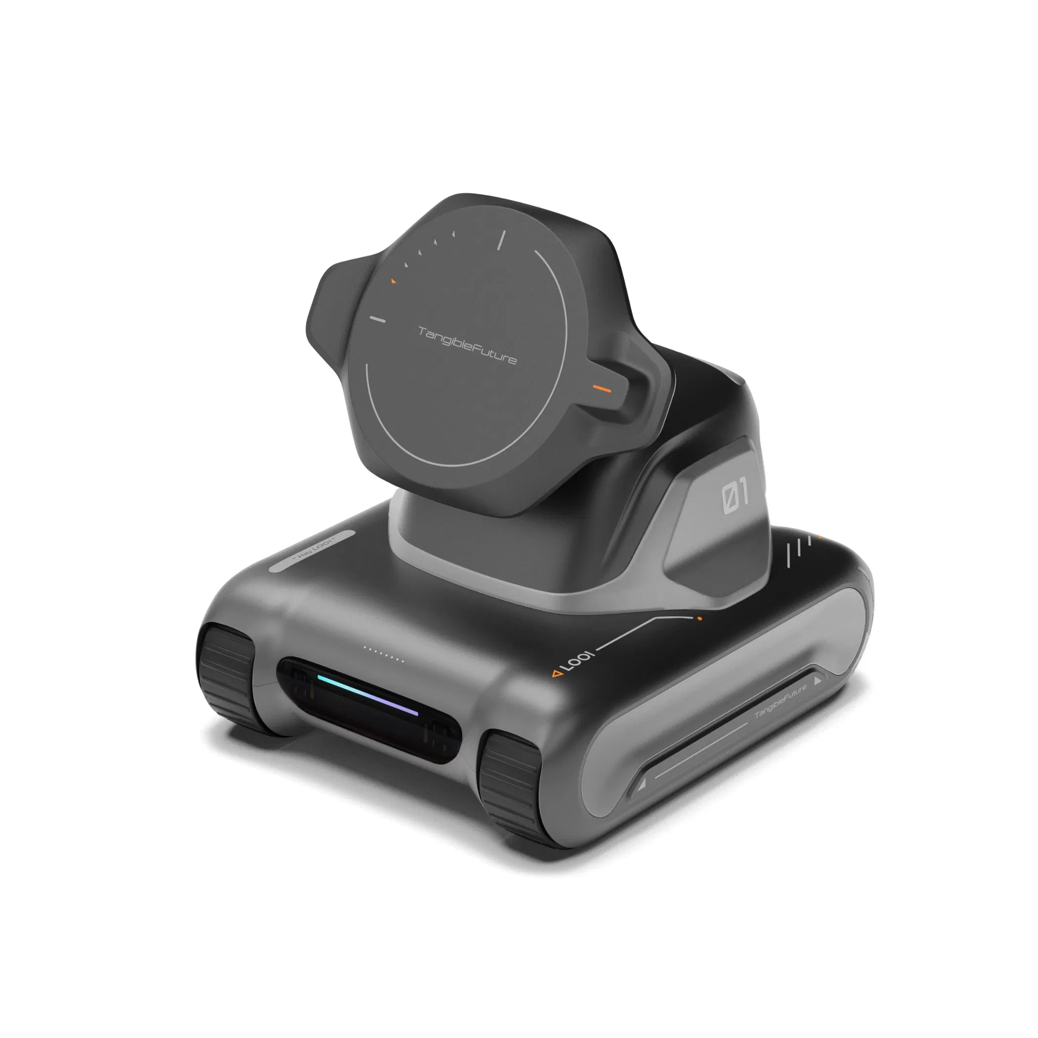 Ai Desk Companion for Kids and Adults Interactive Mobile Robot Toy Looi Ai Robot