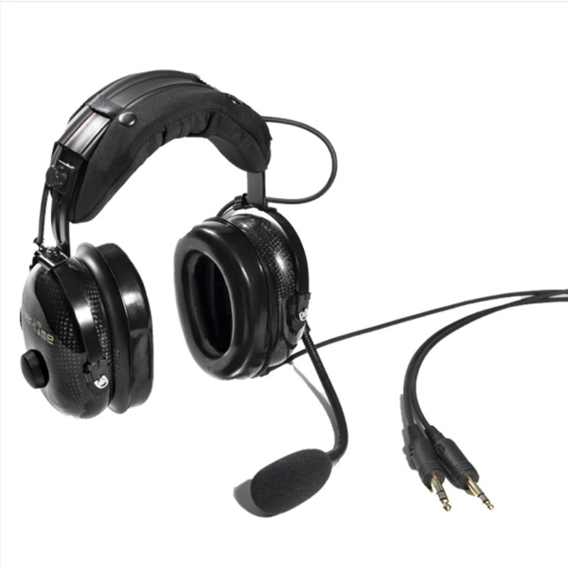 Best Value Aviation Headset AG-1 with Dual Plugs and Dynamic Microphone