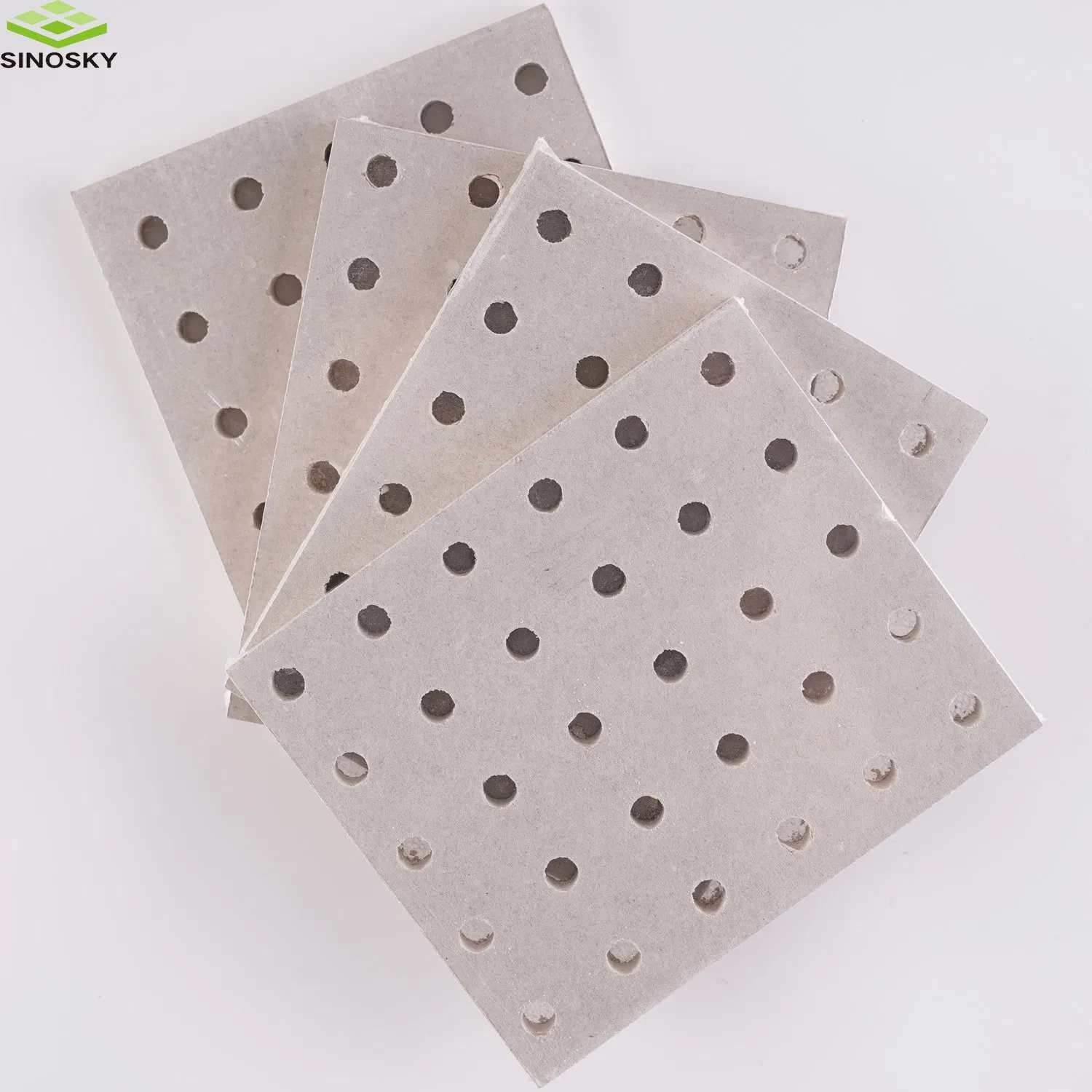 Partition Drywall Plasterboard Perforated Acoustic Gypsum Board Low Price