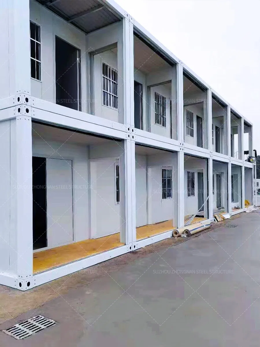 Flat Pack Prefabricated Steel Mobile House Container Office/Staff Dorm Factory