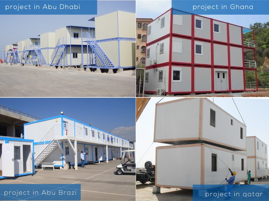 Modular Luxury K-House: Easy Install Steel Structure Portable Prefab/Prefabricated Homes Dormitory Office House