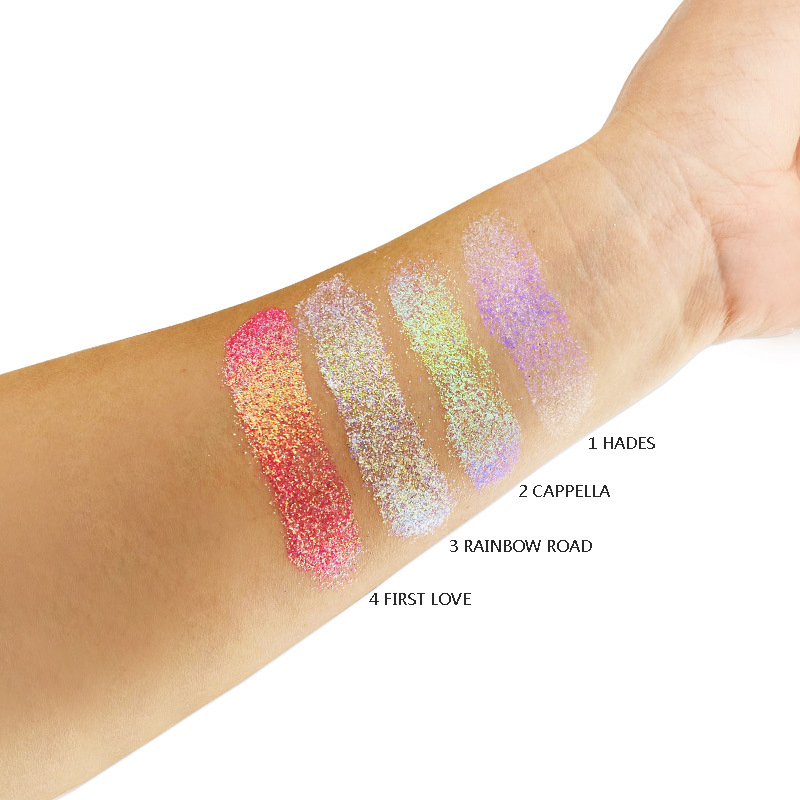 Iridescent Chameleon Chrome Glitter Eyeshadow Gel for Stunning Glam
