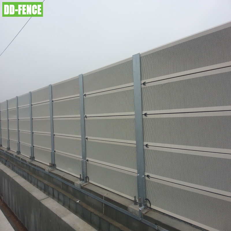 Portable Noise Reduction Acoustic Sound Barrier Construction Site Noise Barrier Highway Precast Concrete Noise Barrier Fence
