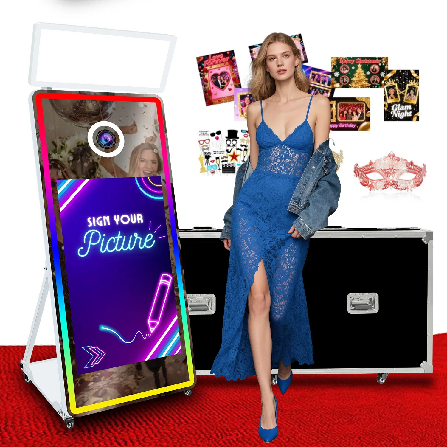 Фотобудка Magic Mirror 65 дюймов для мероприятий