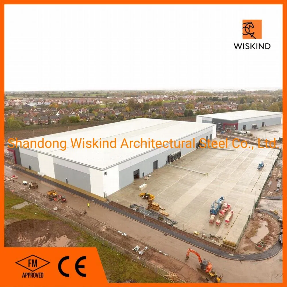 Large Prefabricated Quick Assembly Steel Industrial Prefabricated Metal Prefab Factory Building Workshop Shed Beam Hangar Warehouse Column Steel Structure