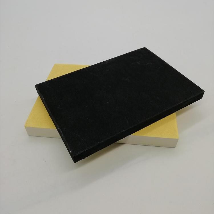 Box Square Modern Fiber Glass Wool Tiles Heat Insulation Ceiling ISO 9001: 2008