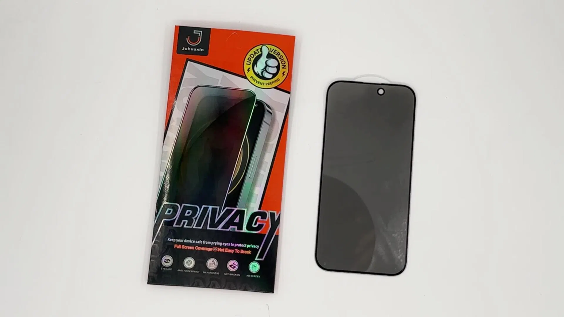 Защитное стекло с приватностью для iPhone 15/15 PRO