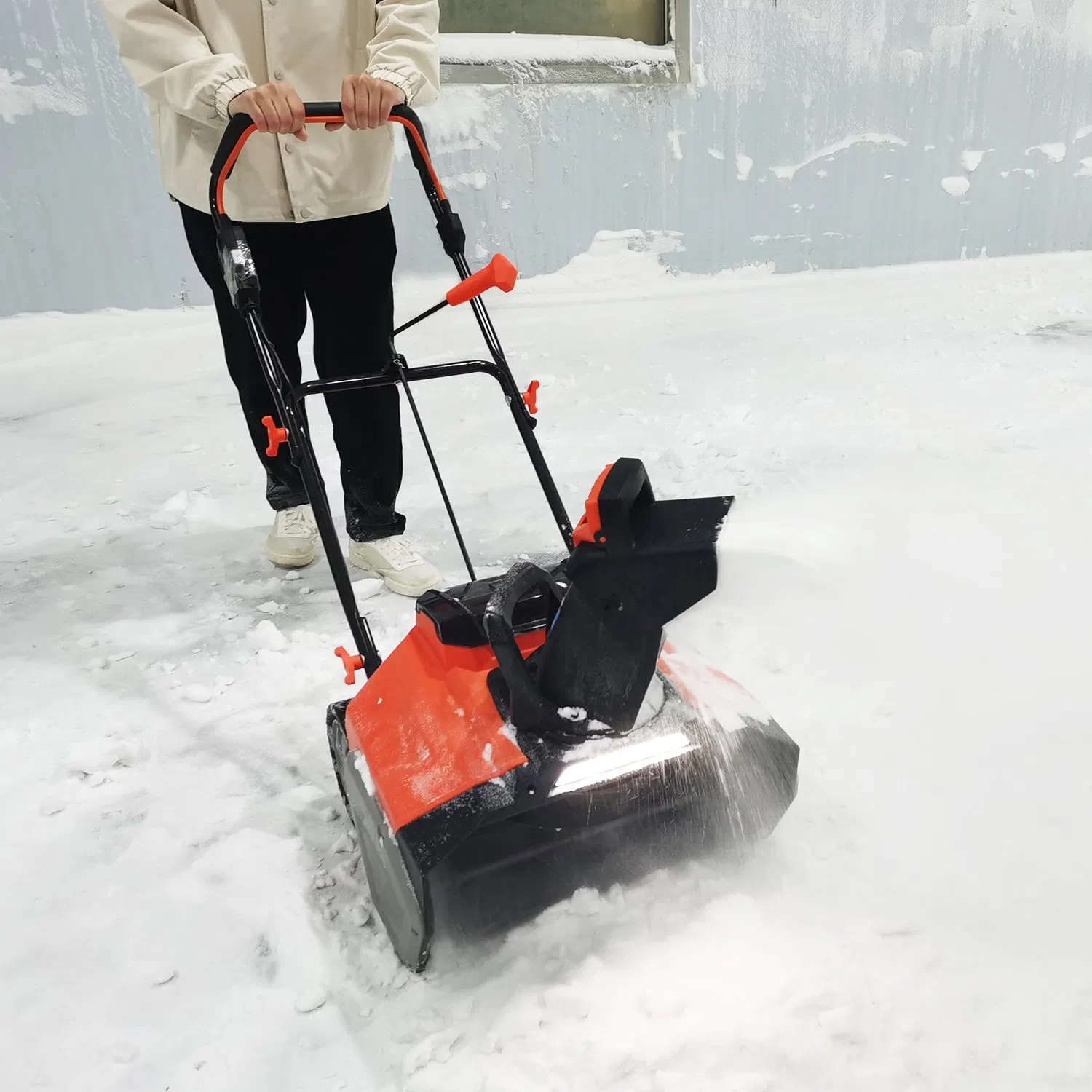 Professional Electric Cordless Brushless Snow Thrower/Sweeper/Blower/Plow Portable Ice Breaker for Road Snow Cleaning