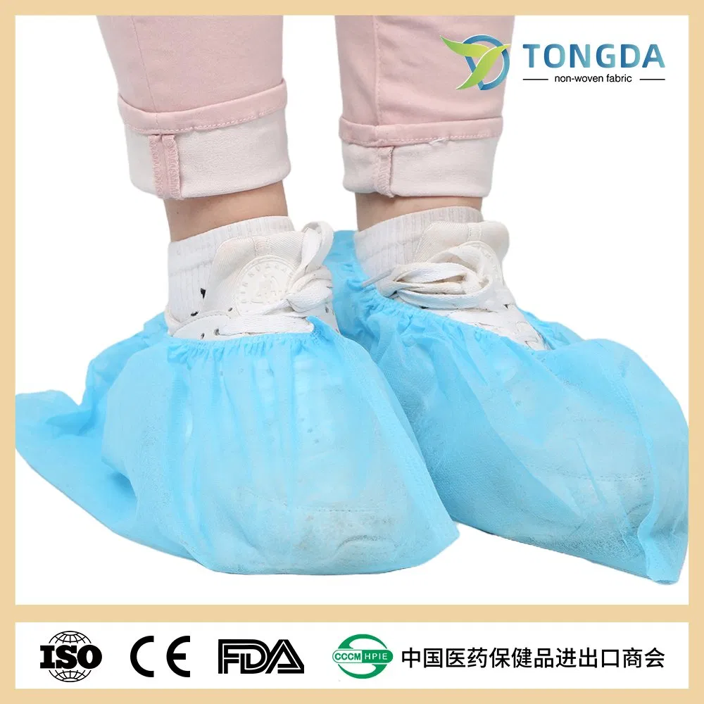 High Quality Good Price Disposable Footwear Medical Supply Shoe Cover, CPE Shoe Cover