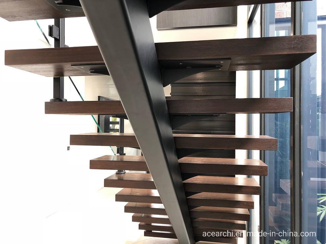 Ace Modern Straight Steel Staircase Mono Stringer Stair