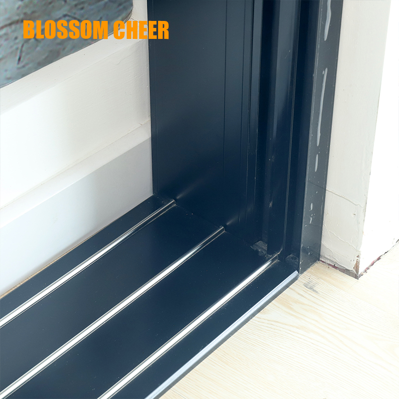 Modern Aluminum and Glass Sliding Door for Effortless Access