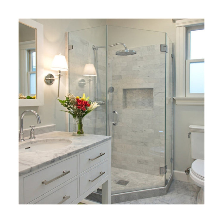 Hotel Shower Sliding Door Shower Room Glass Shower Enclosure