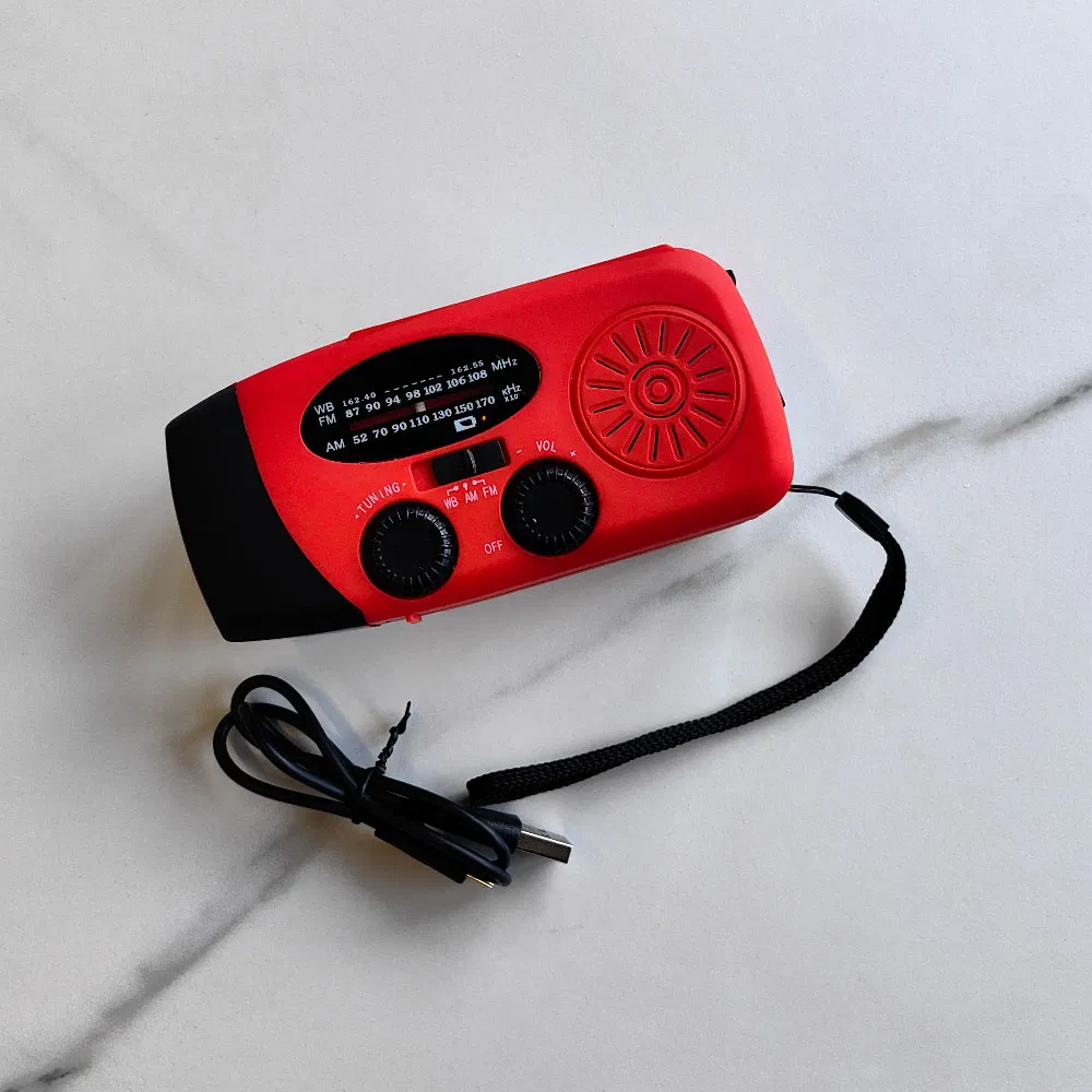 Портативный фонарь-радио с солнечной панелью и Power Bank