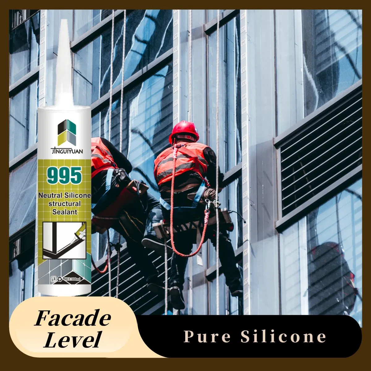 995 Silicone for Structural Bonding Weather Resistant Sealing in Facade System Applications