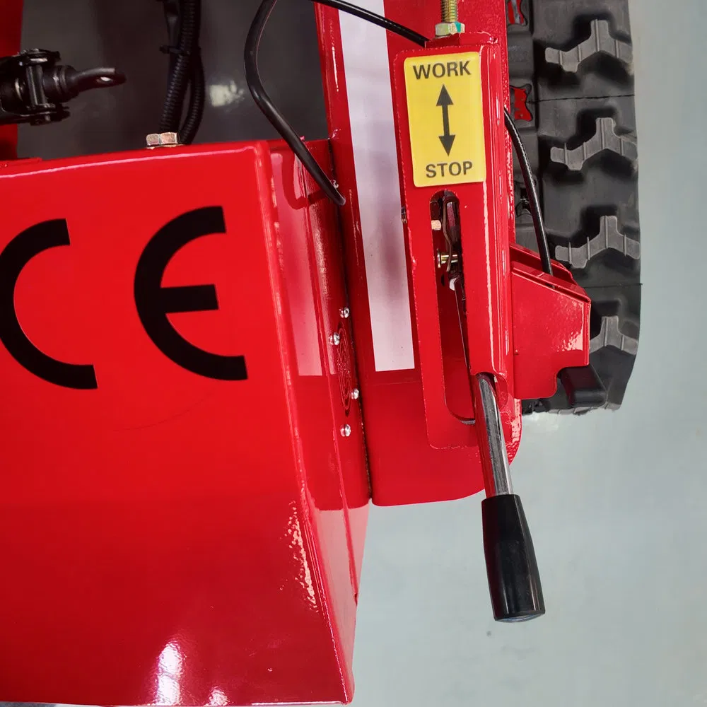 Tracked Robot Lawn Mower Wireless Radio Controlled Grass Cutter for Greenhouse and Garden