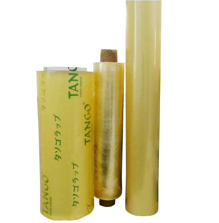 Keep Food Fresh Plastic Wrap / PVC Cling Film Jumbo Roll for Food Grade / Soft Food Wrapping