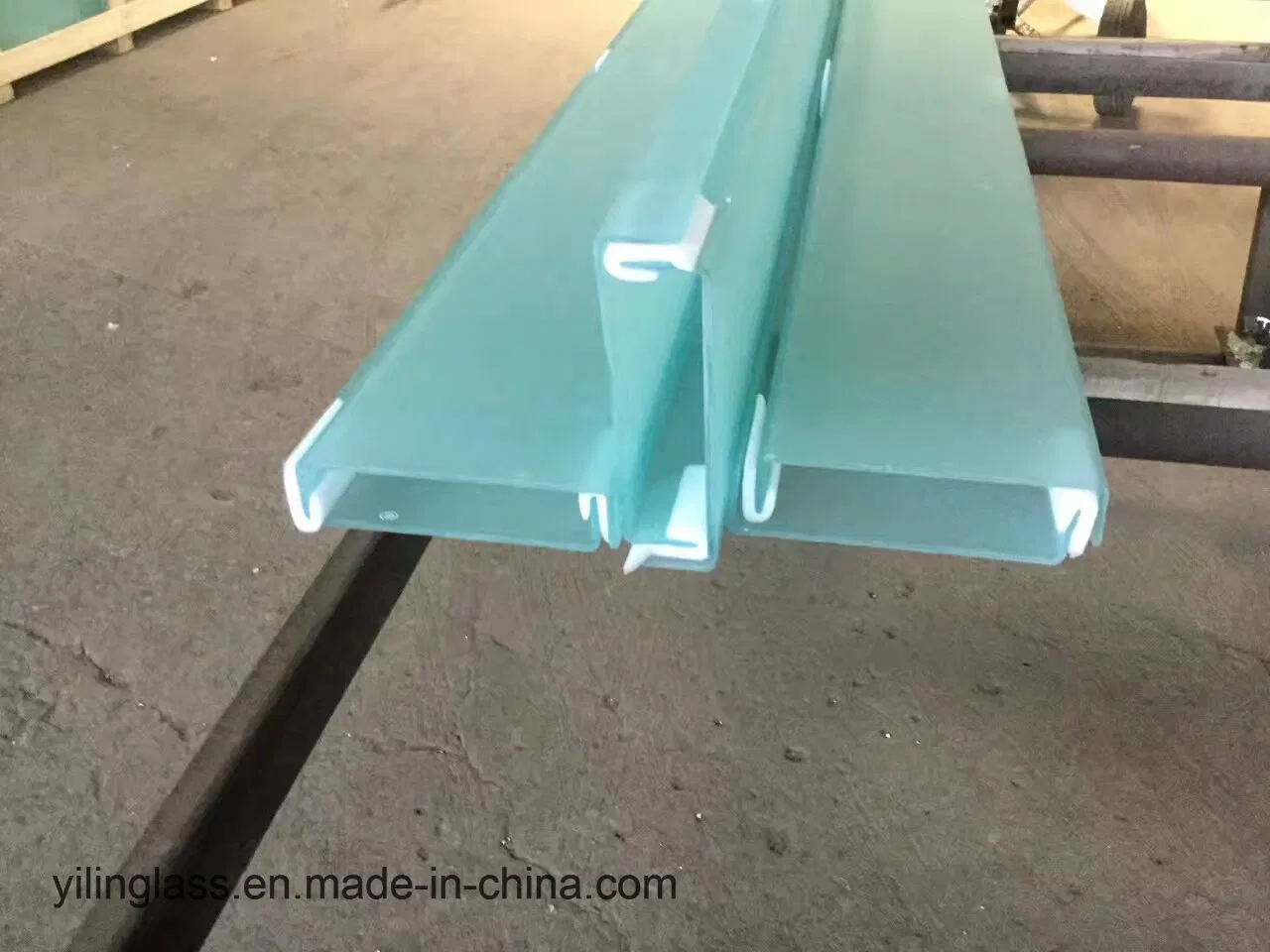 Toughened Frosted U Channel Glass for High Grade Building Decoration