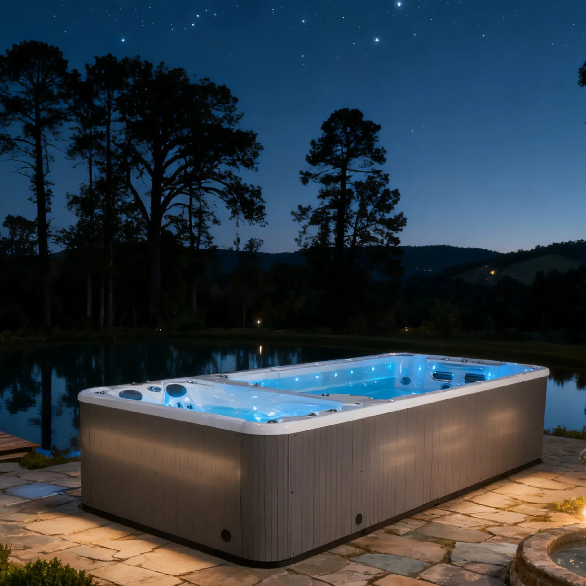 Надувной бассейн-джакузи SpaRelax для дачи и дома