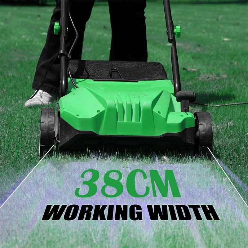 230V Electric Raker & Scarifier with Working Width 38cm (ERS016-38)