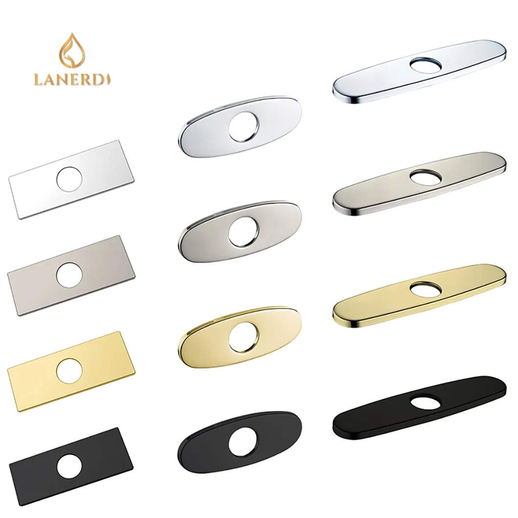 Декоративная накладка для смесителя 8 дюймов, хром/никель/золото/черный