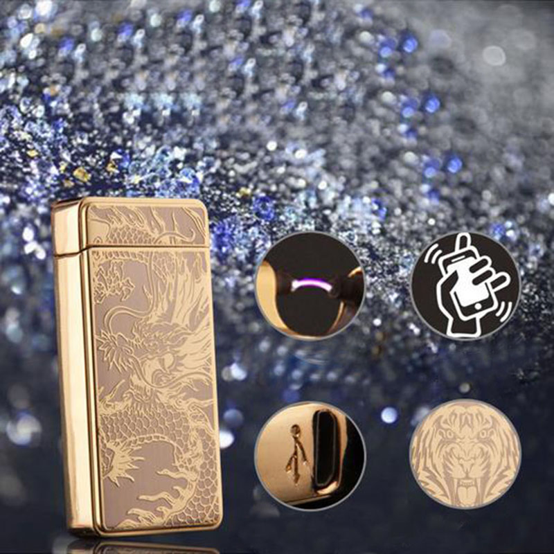 8 PCS Cigarette Metal Holder Case with Disposable Lighter