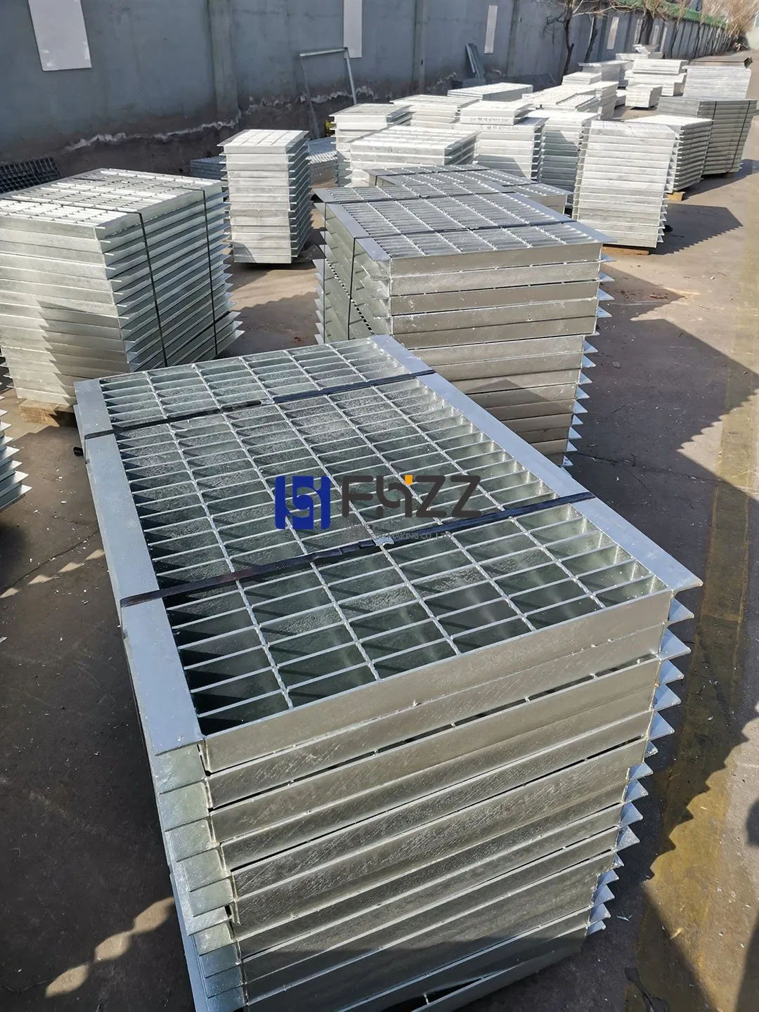 Hot Dipped Galvanized Metal Open Bar Grating Road Drainage Gutter Covers