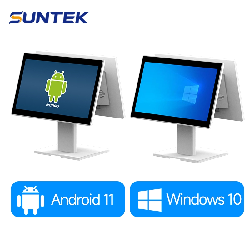 15.6 Inch Widescreen Point of Sale Suntek Android Machine Touch Screen POS System Cheap Price