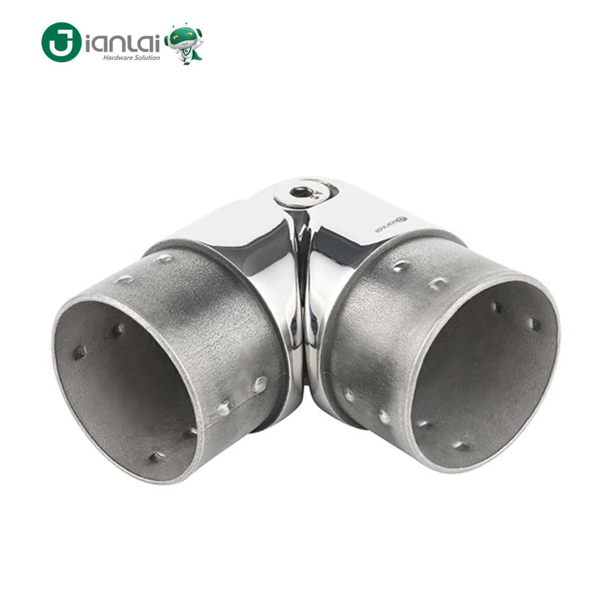 Handrail Fittings Stainless Steel Metal Top Hand Rail 90 Degree Corner Elbow