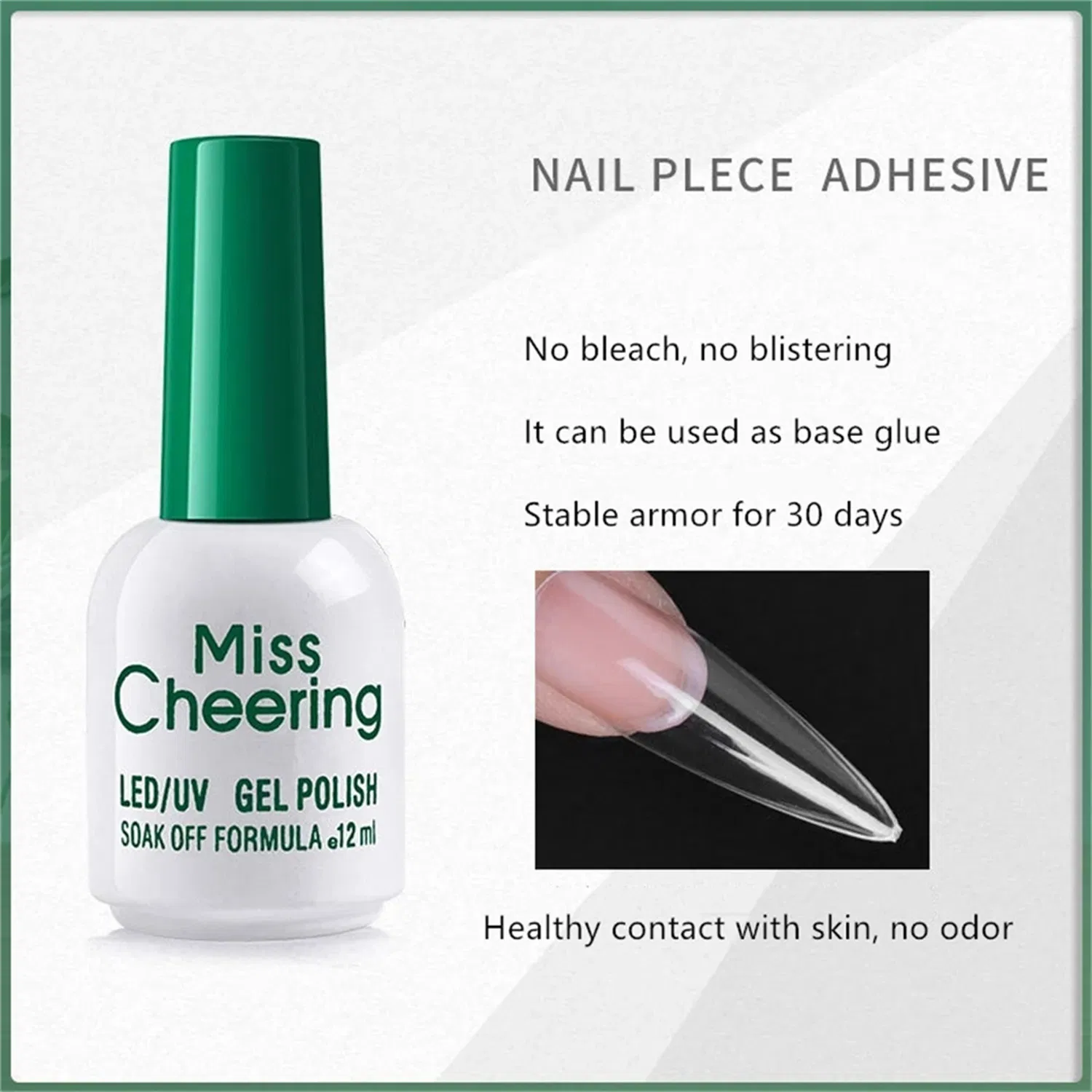 New Nail Tips Adhesive Light Therapy Nail Sole Glue Durable Firm Extension Nail Tips Adhesive