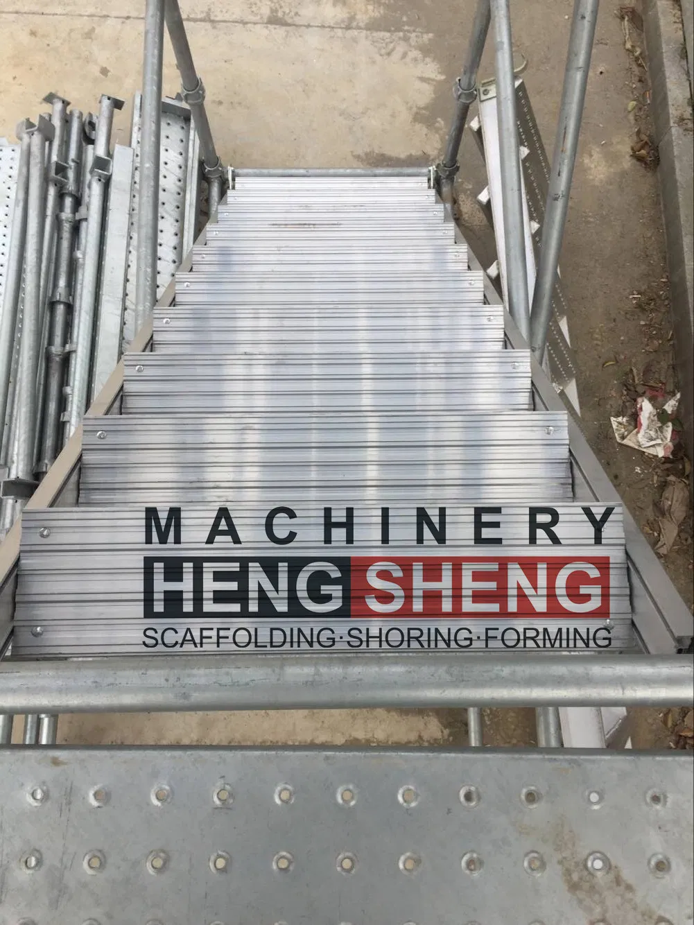 Aluminium Flight Alloy Staircase for HS Roundlock Scaffolding System