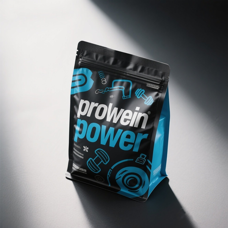 Creatine Powder Packaging Plastic Bags Food Grade Stand up Pouch with Spout Zipper